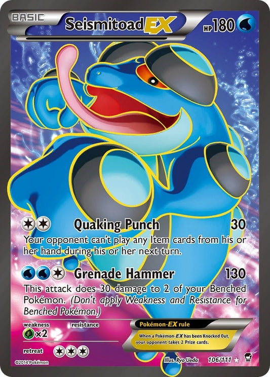 Image for Seismitoad EX (106 Full Art) (106/111) - Pokemon
