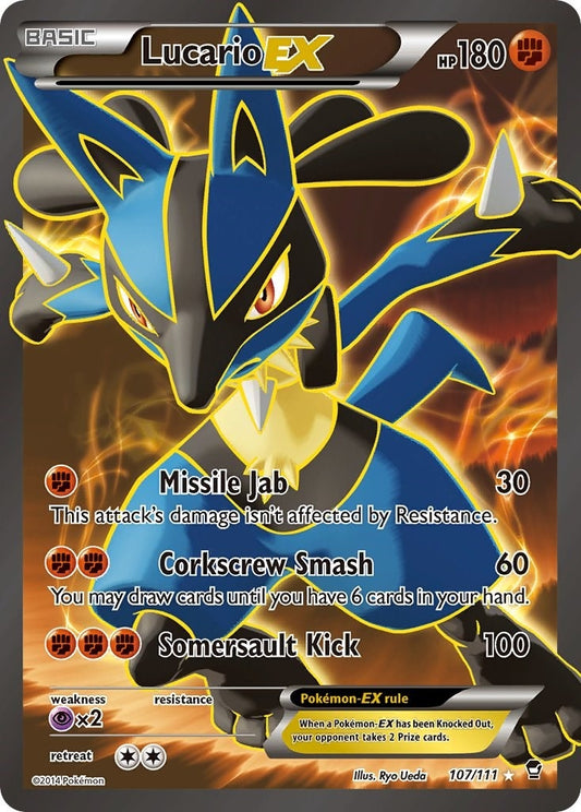 Image for Lucario EX (107 Full Art) (107/111) - Pokemon