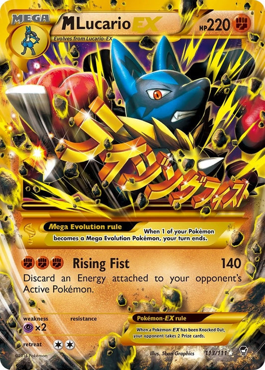Image for M Lucario EX (Secret) (113/111) - Pokemon