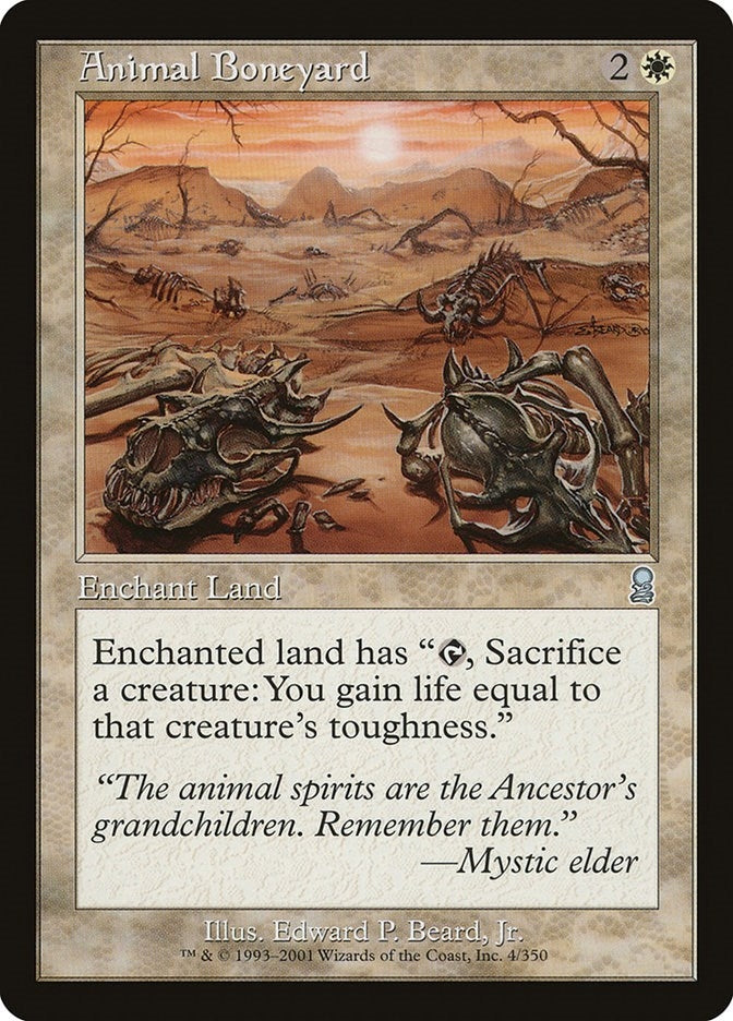 Image for Animal Boneyard (4) - Magic: The Gathering