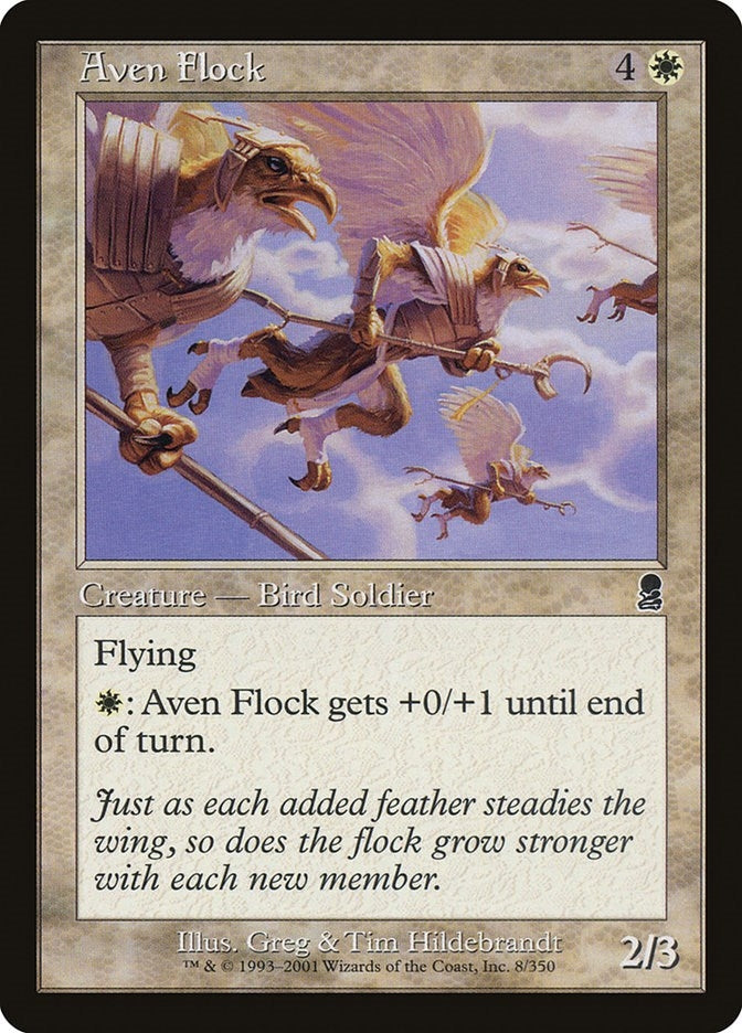 Image for Aven Flock (8) - Magic: The Gathering