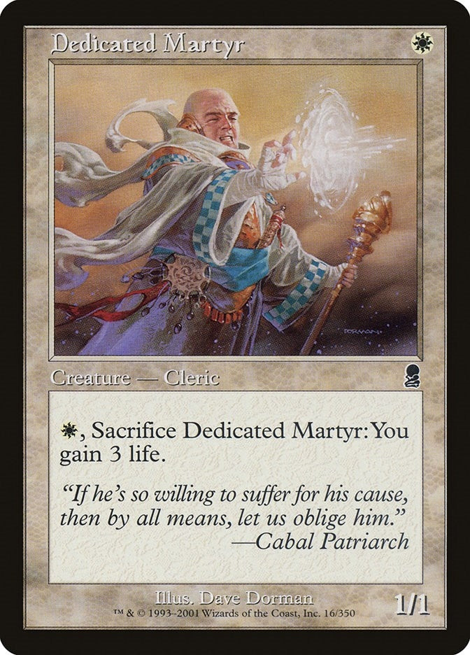Image for Dedicated Martyr (16) - Magic: The Gathering
