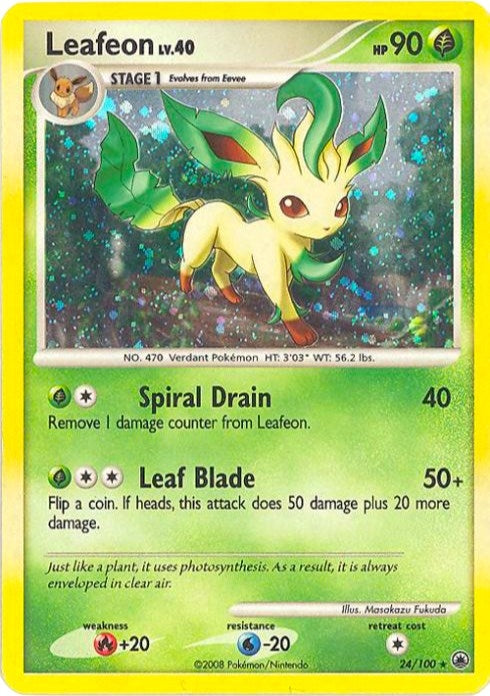 Image for Leafeon - 24/100 (DP Majestic Dawn) (024/100) - Pokemon