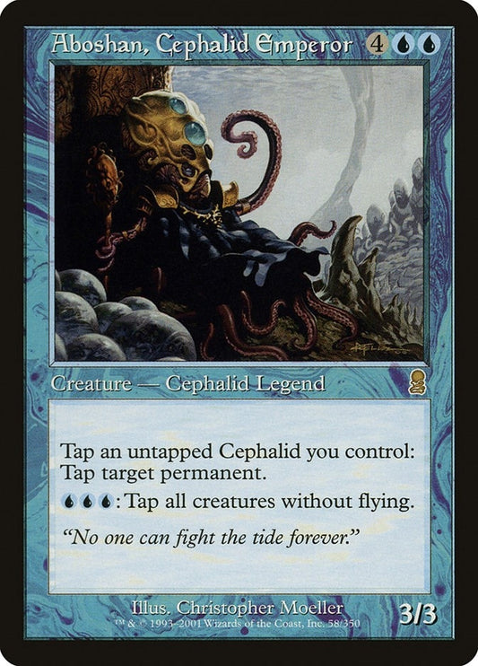 Image for Aboshan, Cephalid Emperor (58) - Magic: The Gathering