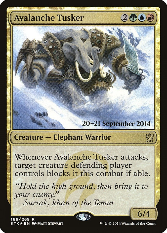 Image for Avalanche Tusker (166) - Magic: The Gathering