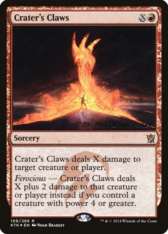 Image for Crater's Claws (106) - Magic: The Gathering