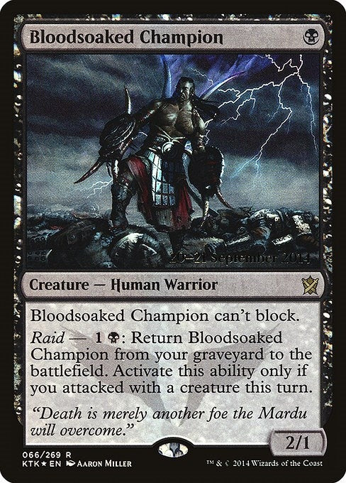 Image for Bloodsoaked Champion (66) - Magic: The Gathering