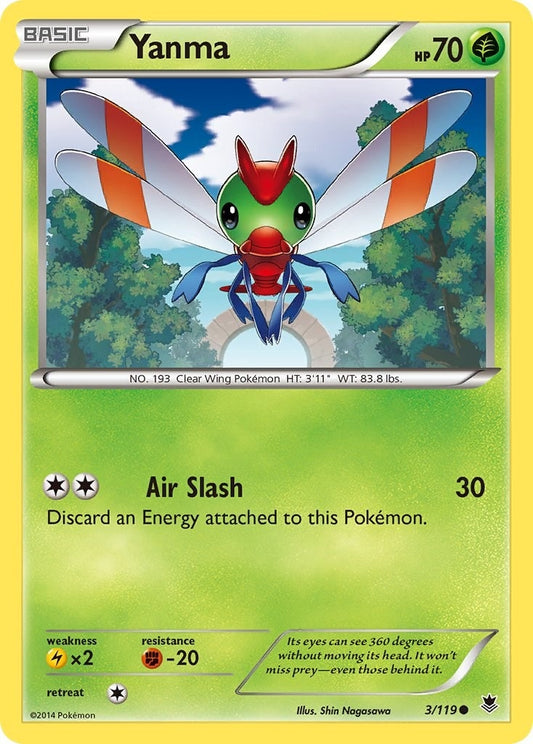 Image for Yanma (3/119) - Pokemon