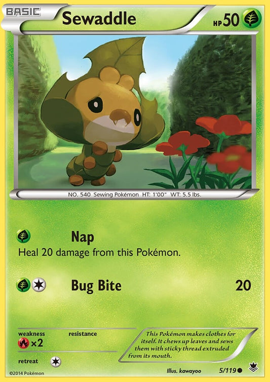 Image for Sewaddle (5/119) - Pokemon