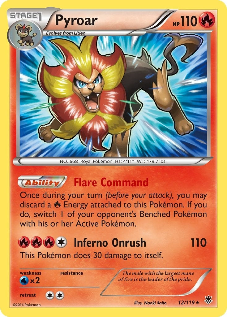 Image for Pyroar (12/119) - Pokemon