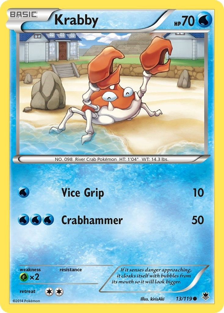Image for Krabby (13/119) - Pokemon