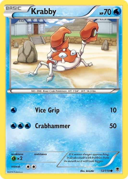 Image for Krabby (13/119) - Pokemon