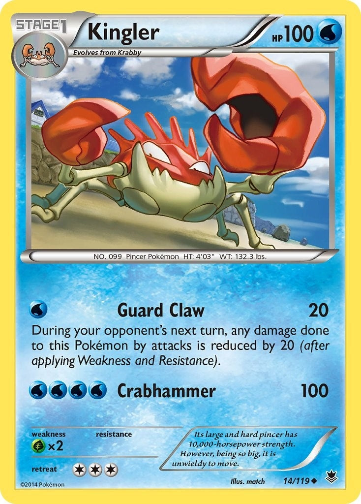 Image for Kingler (14/119) - Pokemon