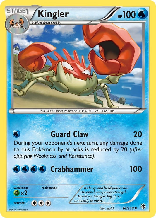 Image for Kingler (14/119) - Pokemon
