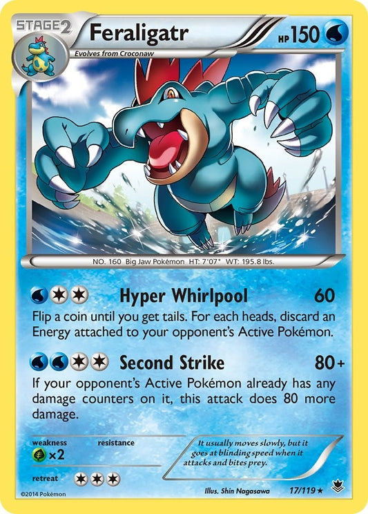 Image for Feraligatr (17/119) - Pokemon