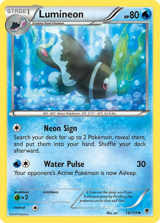 Image for Lumineon (19/119) - Pokemon