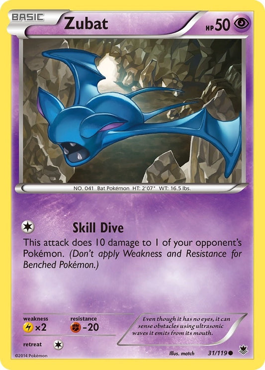 Image for Zubat (31/119) - Pokemon