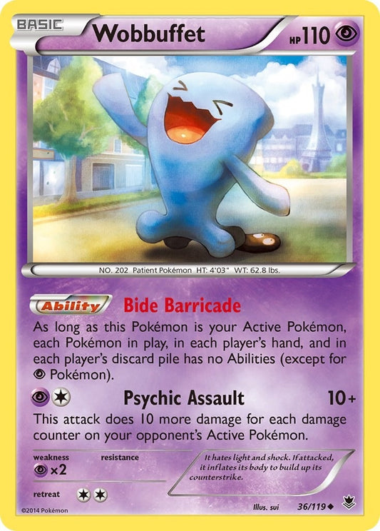 Image for Wobbuffet (36/119) - Pokemon