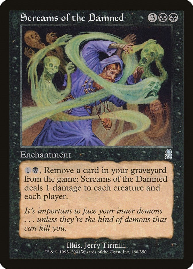 Image for Screams of the Damned (160) - Magic: The Gathering