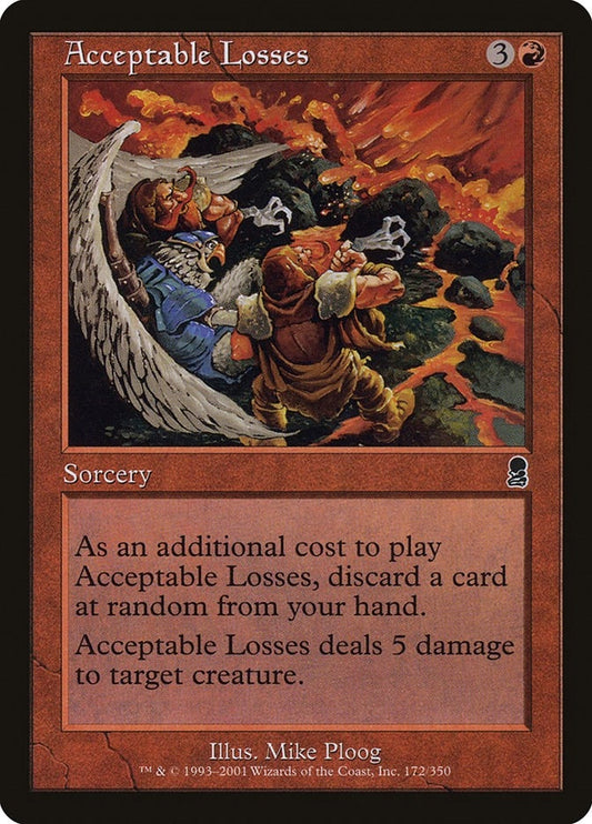 Image for Acceptable Losses (172) - Magic: The Gathering