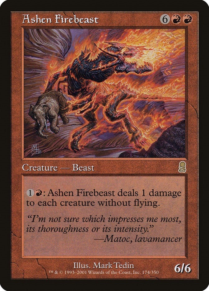 Image for Ashen Firebeast (174) - Magic: The Gathering