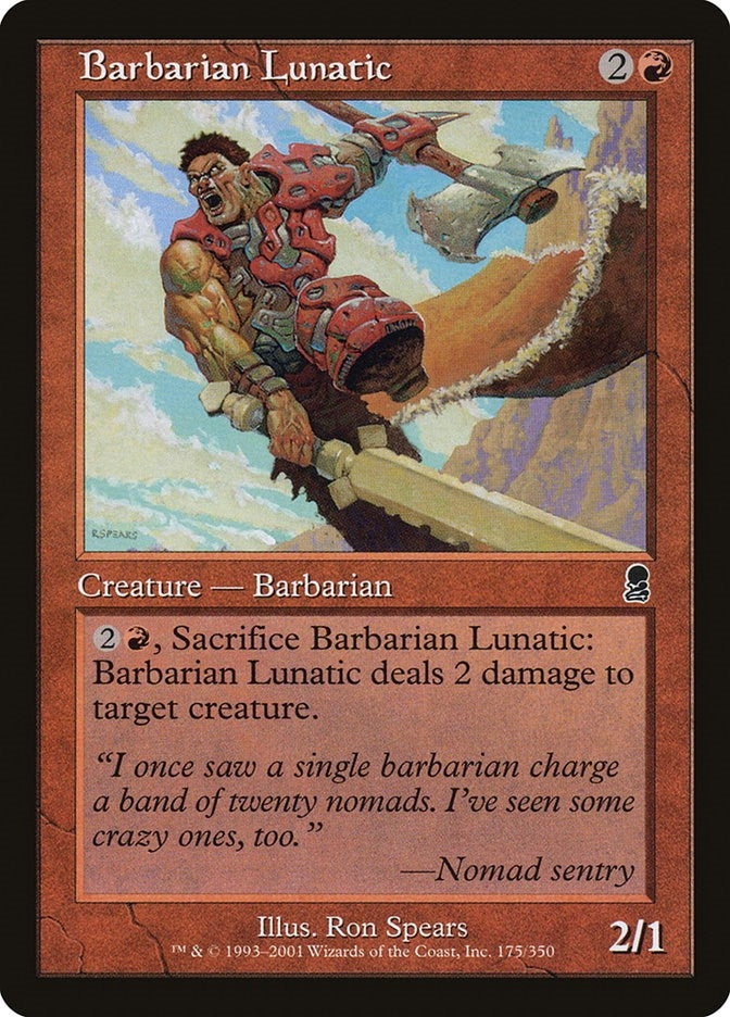 Image for Barbarian Lunatic (175) - Magic: The Gathering