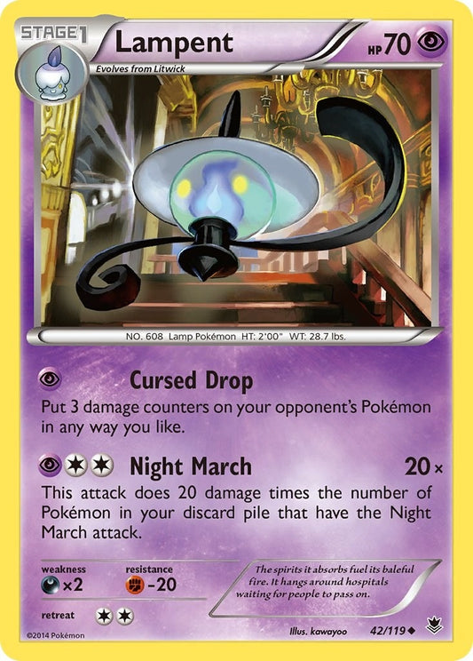 Image for Lampent (42/119) - Pokemon