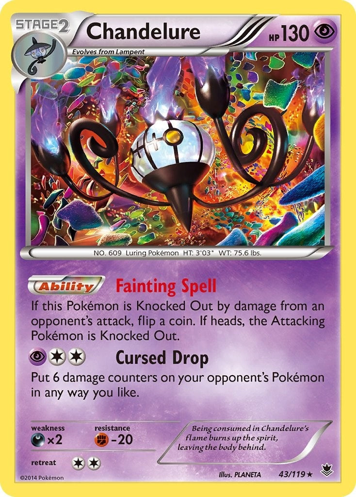 Image for Chandelure (43/119) - Pokemon