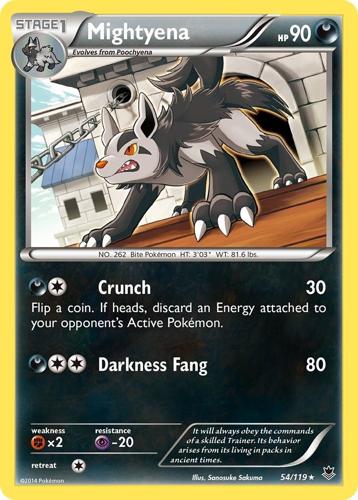 Image for Mightyena (54/119) - Pokemon