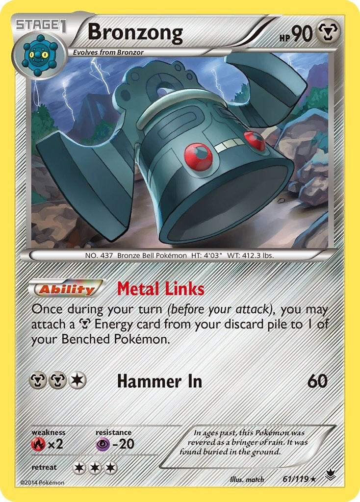 Image for Bronzong (61/119) - Pokemon
