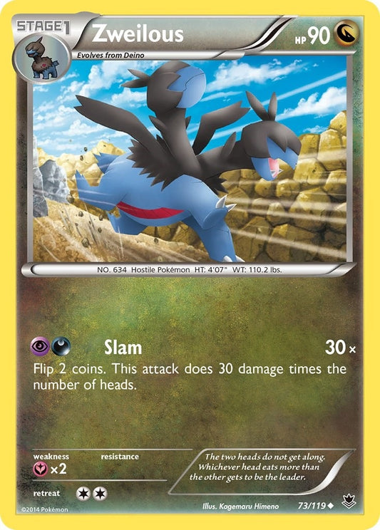 Image for Zweilous (73/119) - Pokemon