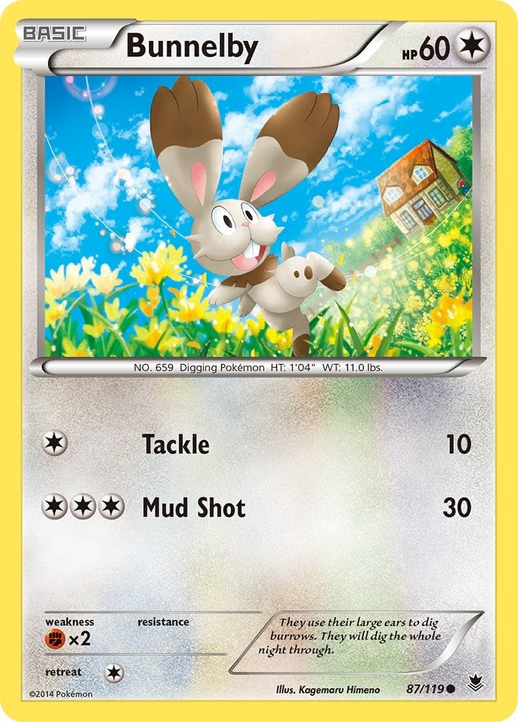Image for Bunnelby (87/119) - Pokemon
