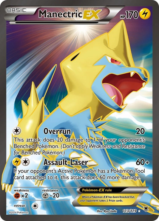 Image for Manectric EX (113 Full Art) (113/119) - Pokemon