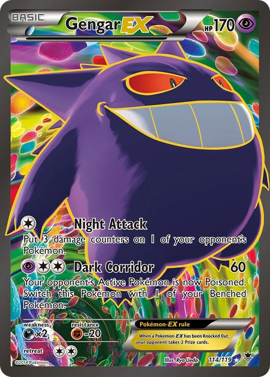Image for Gengar EX (114 Full Art) (114/119) - Pokemon