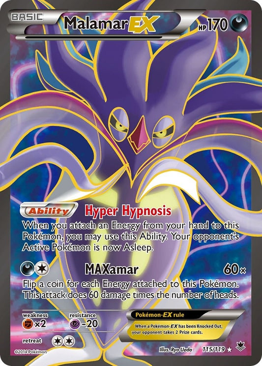 Image for Malamar EX (115 Full Art) (115/119) - Pokemon