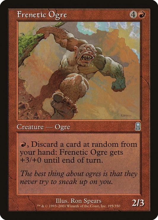 Image for Frenetic Ogre (195) - Magic: The Gathering