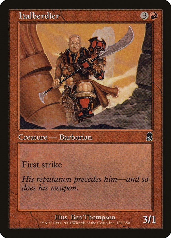 Image for Halberdier (196) - Magic: The Gathering