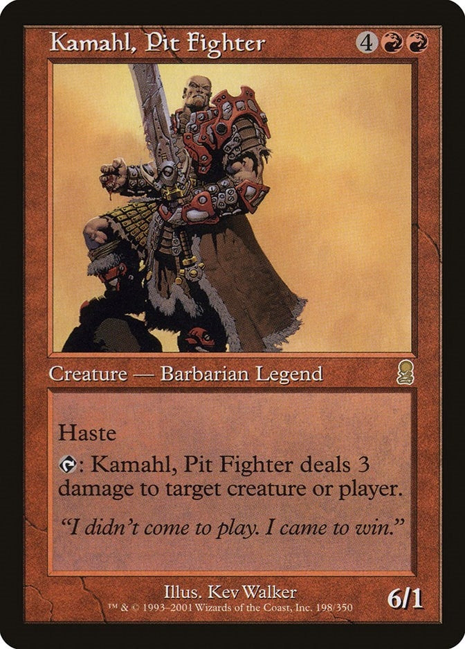 Image for Kamahl, Pit Fighter (198) - Magic: The Gathering