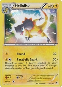 Image for Heliolisk - 30/119 (XY Phantom Forces) (030/119) - Pokemon