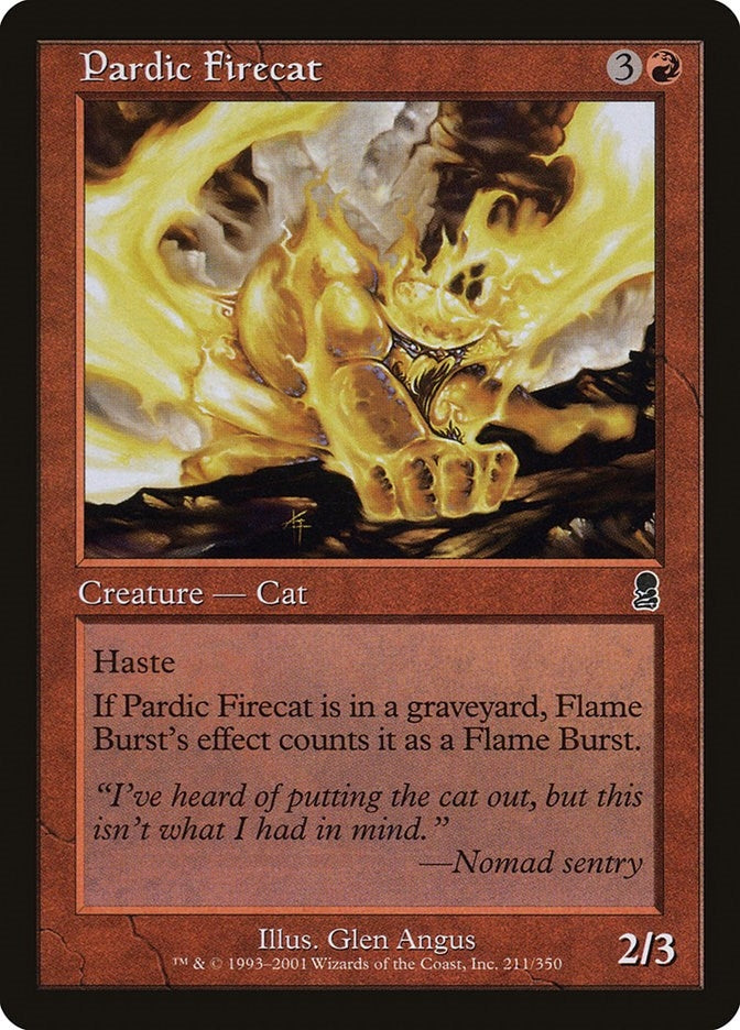 Image for Pardic Firecat (211) - Magic: The Gathering