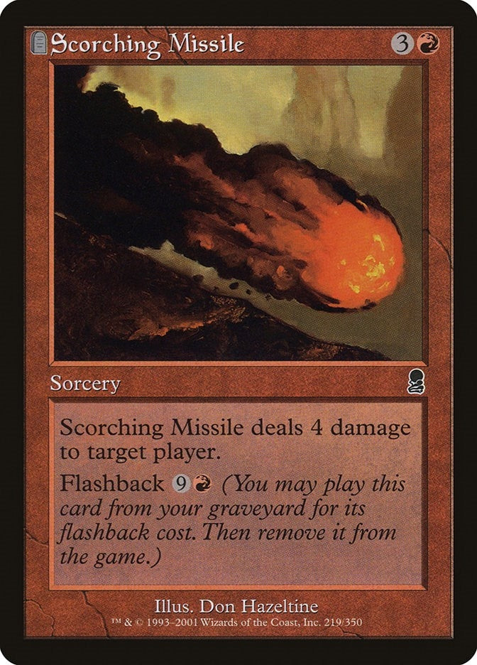 Image for Scorching Missile (219) - Magic: The Gathering