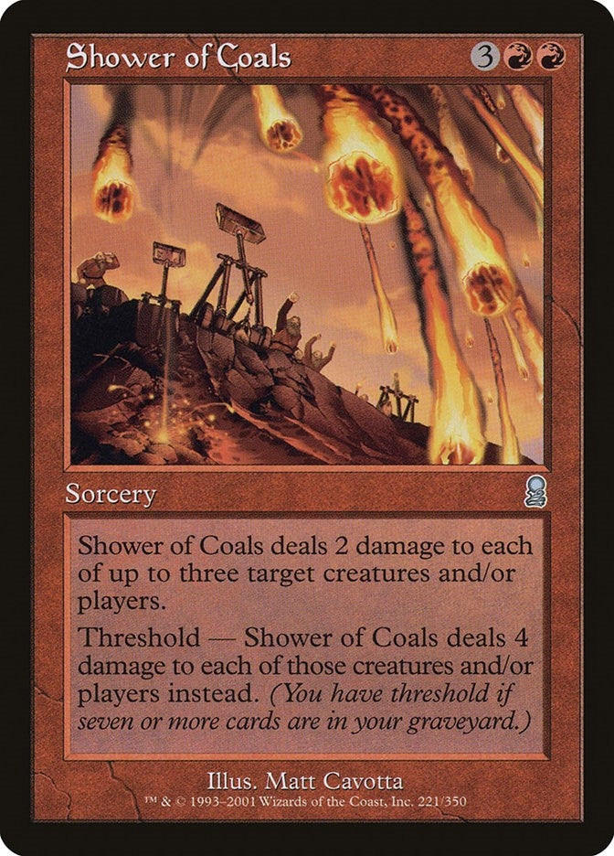 Image for Shower of Coals (221) - Magic: The Gathering