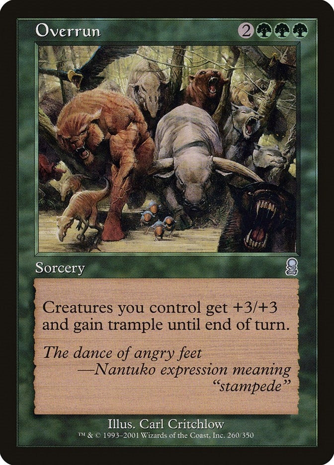 Image for Overrun (260) - Magic: The Gathering
