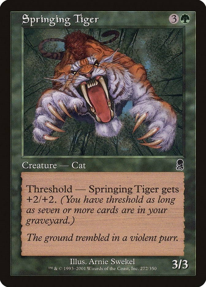 Image for Springing Tiger (272) - Magic: The Gathering