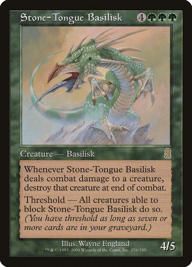 Image for Stone-Tongue Basilisk (276) - Magic: The Gathering