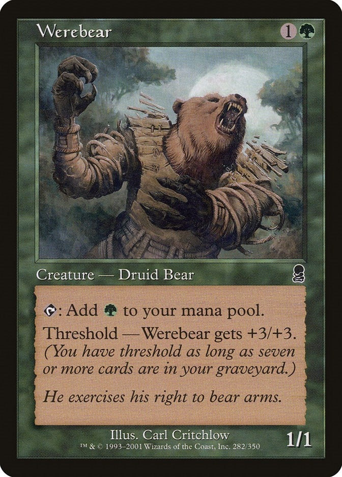 Image for Werebear (282) - Magic: The Gathering