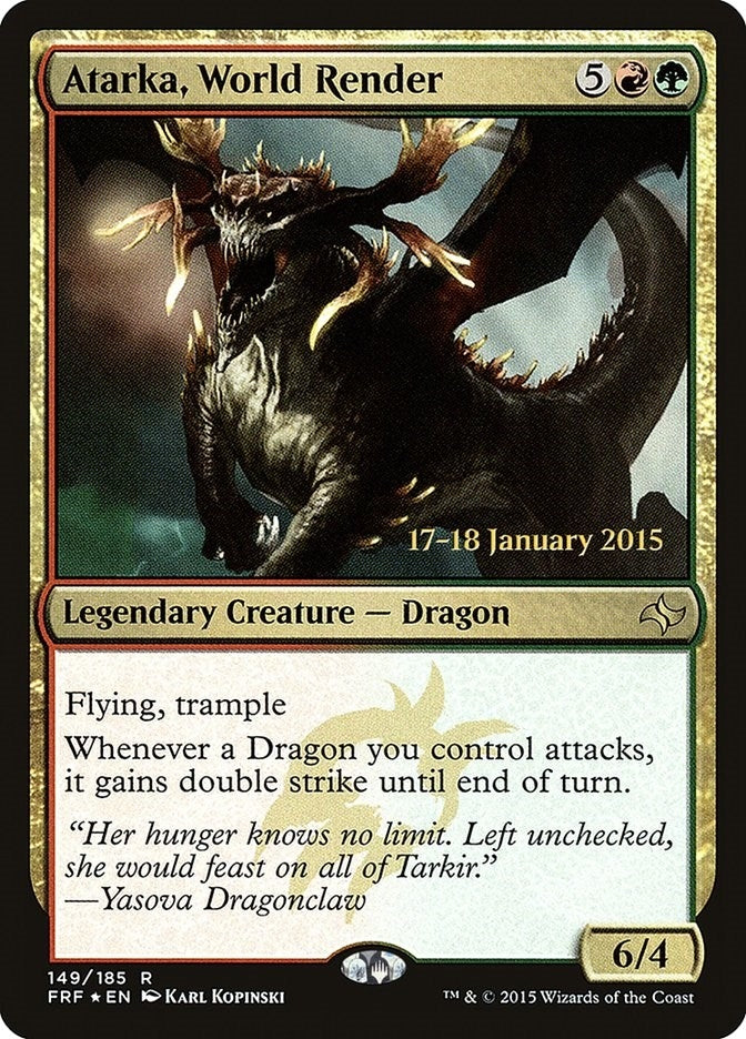 Image for Atarka, World Render (149) - Magic: The Gathering