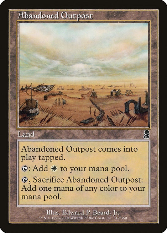 Image for Abandoned Outpost (312) - Magic: The Gathering