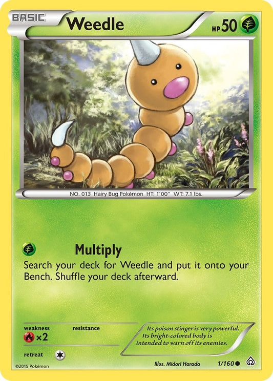 Image for Weedle (1/160) - Pokemon