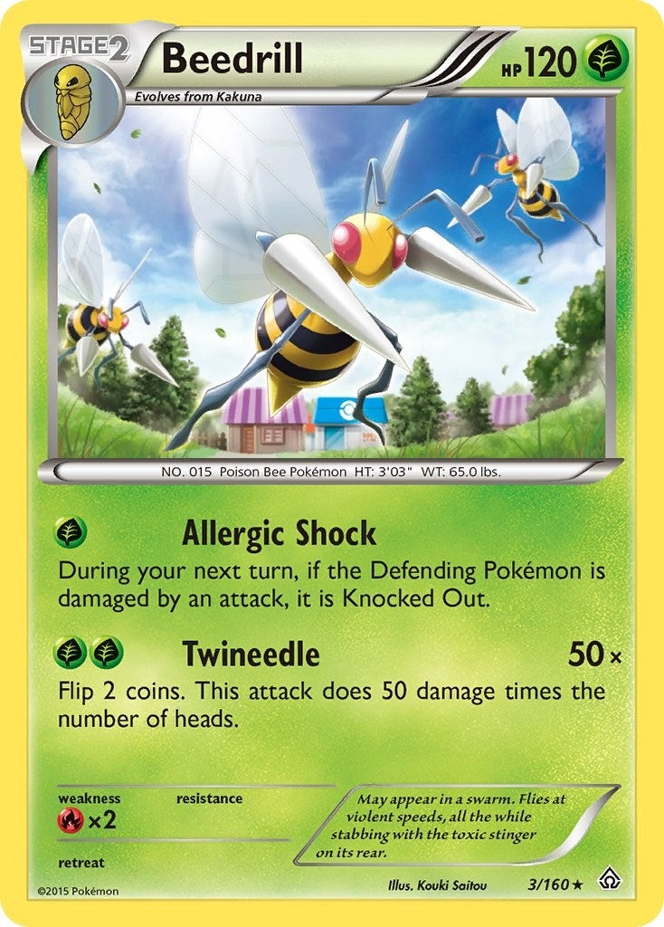 Image for Beedrill (3/160) - Pokemon